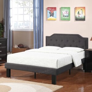 Bobkona Finely Twin Upholstered Platform Bed