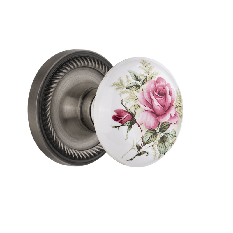 Lever X Less Rose Knob