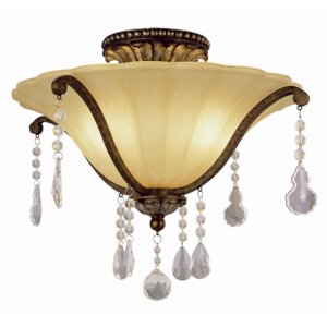 Russo 2-Light Semi Flush Mount