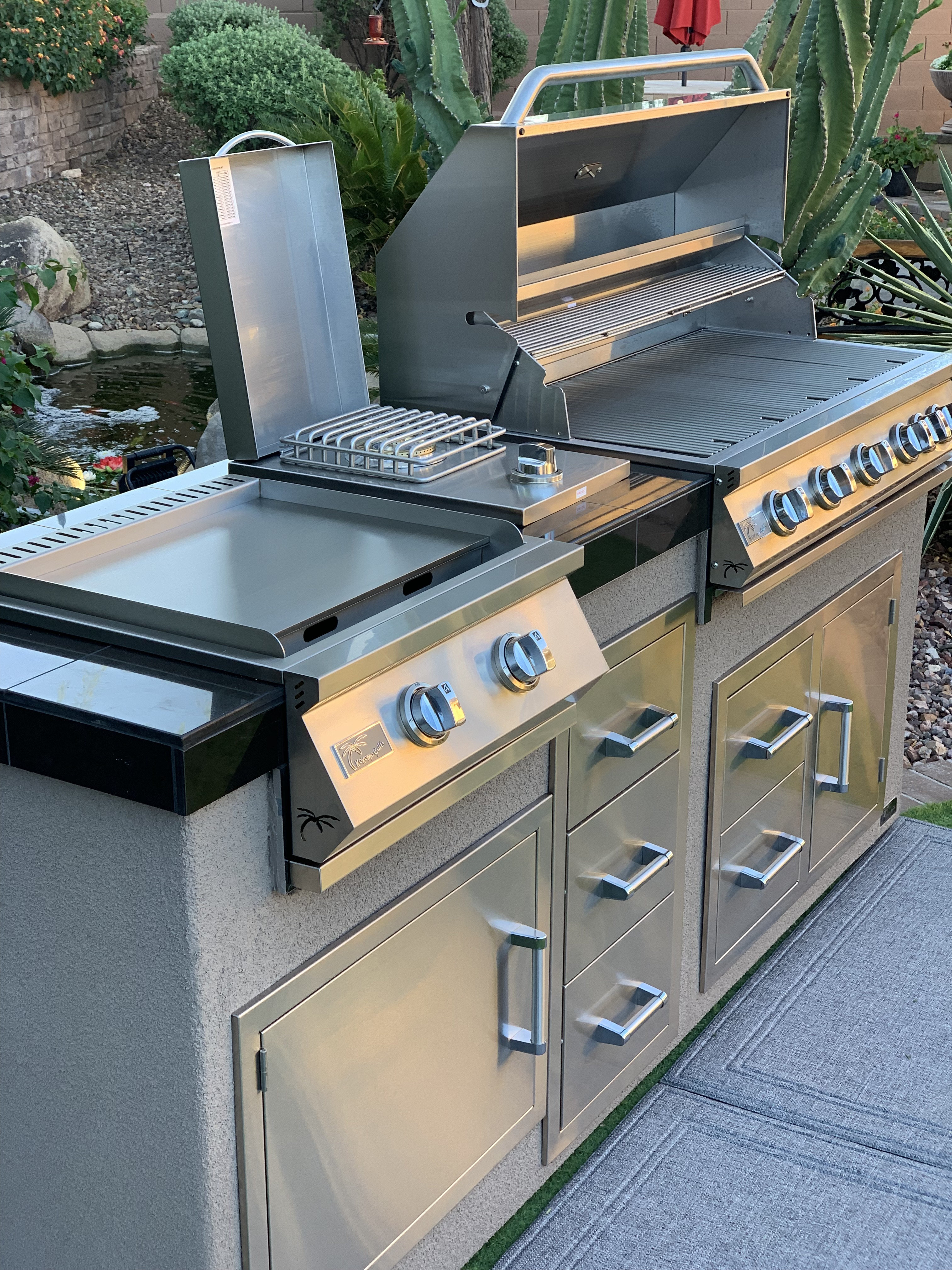 rta grill islands on Kokomo Grills Bbq Grill 90 4 Piece 8 Burner Propane Natural Gas Wayfair