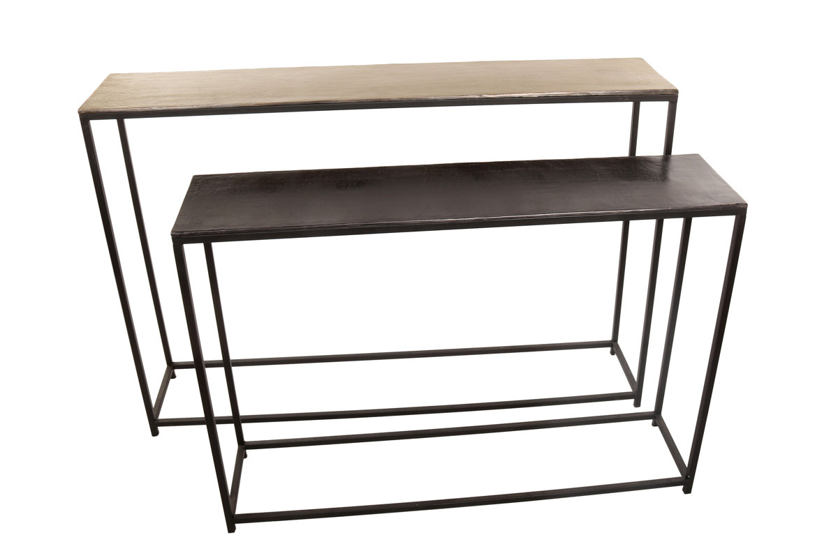Williston Forge Alvarenga 2 Piece Console Table Set & Reviews | Wayfair Williston Forge Alvarenga 2 Piece Console Table Set & Reviews | Wayfair