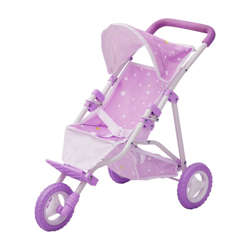 purple jogging stroller