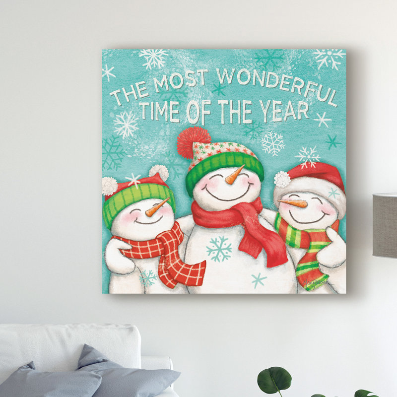 East Urban Home Let It Snow Vii Acrylic Painting Print On