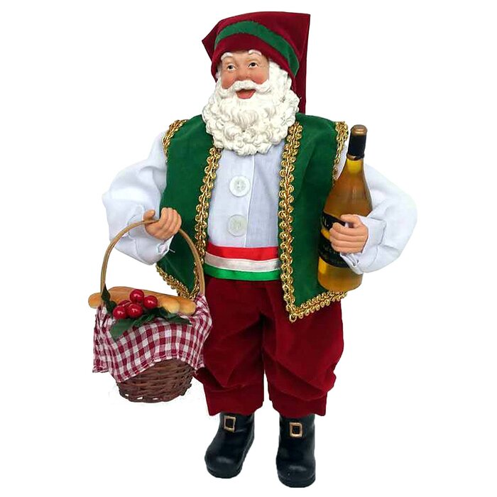 The Holiday Aisle® Italian Santa Figurine & Reviews | Wayfair