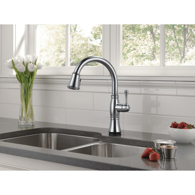 Cassidy Pull Down Touch Single Handle Kitchen Faucet With And