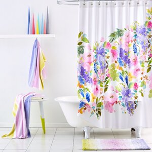 Wisteria Cotton Shower Curtain