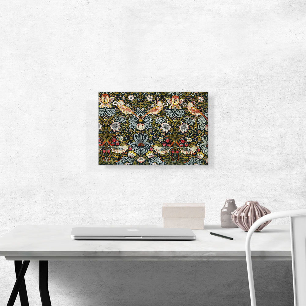 ARTCANVAS Strawberry Thief 1883 by William Morris - Wrapped Canvas ...