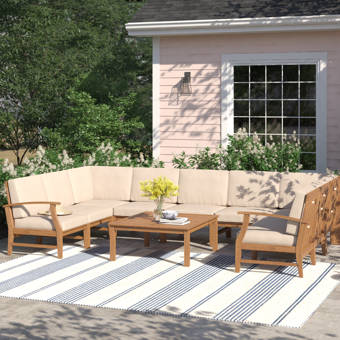 Cara 10 Piece Sectional Seating Group With Cushions Reviews