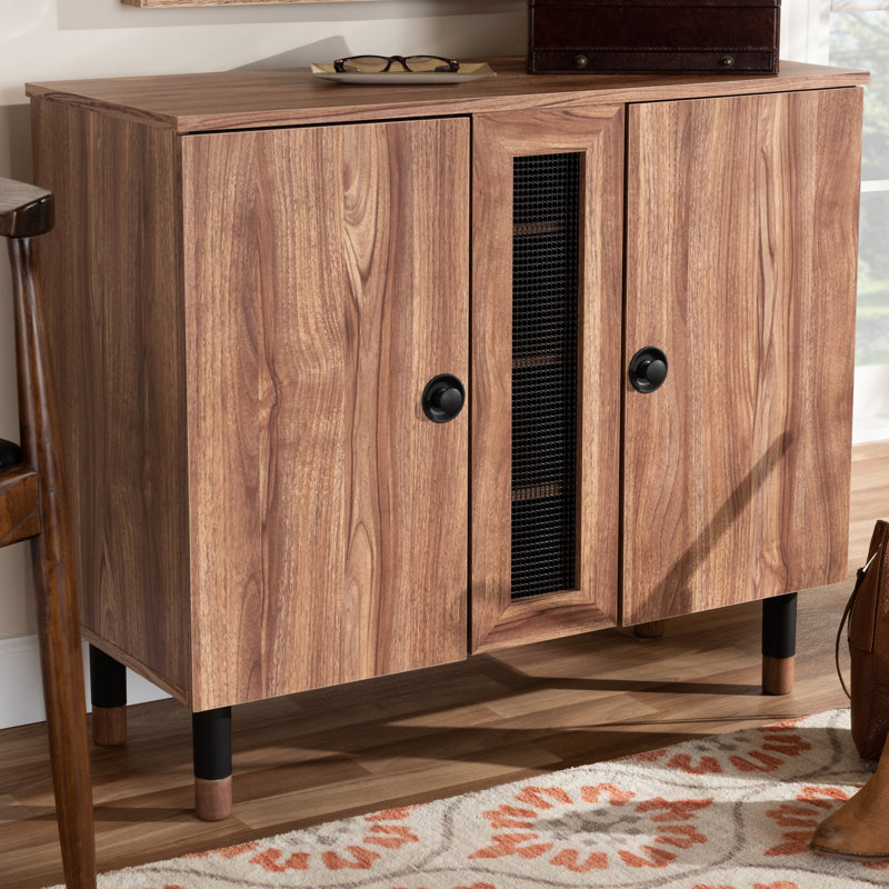 Millwood Pines Modern And Contemporary 2 Door Wood Entryway 8 Pair
