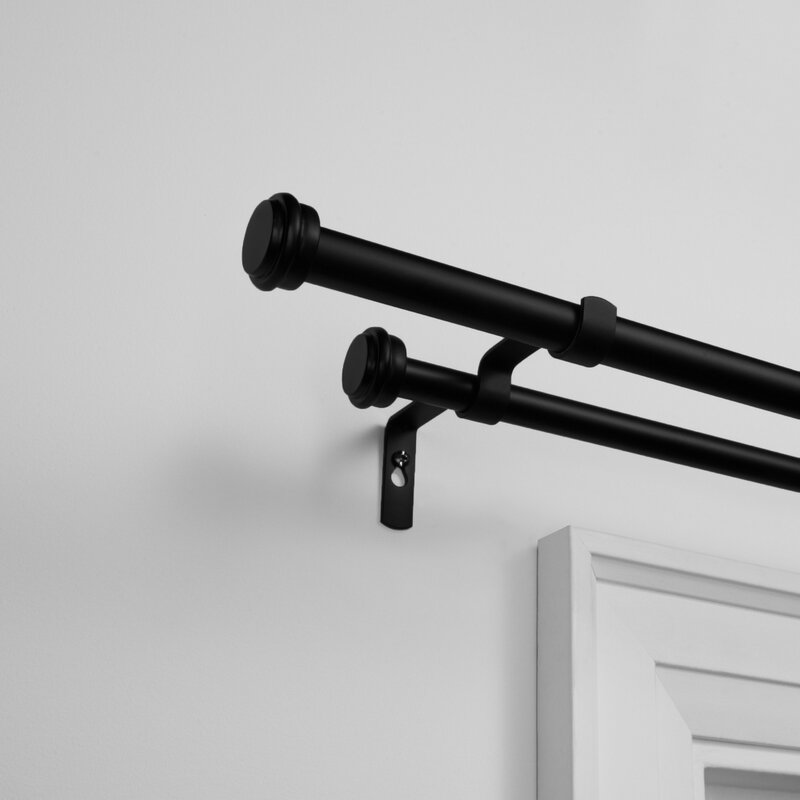 double curtain rod