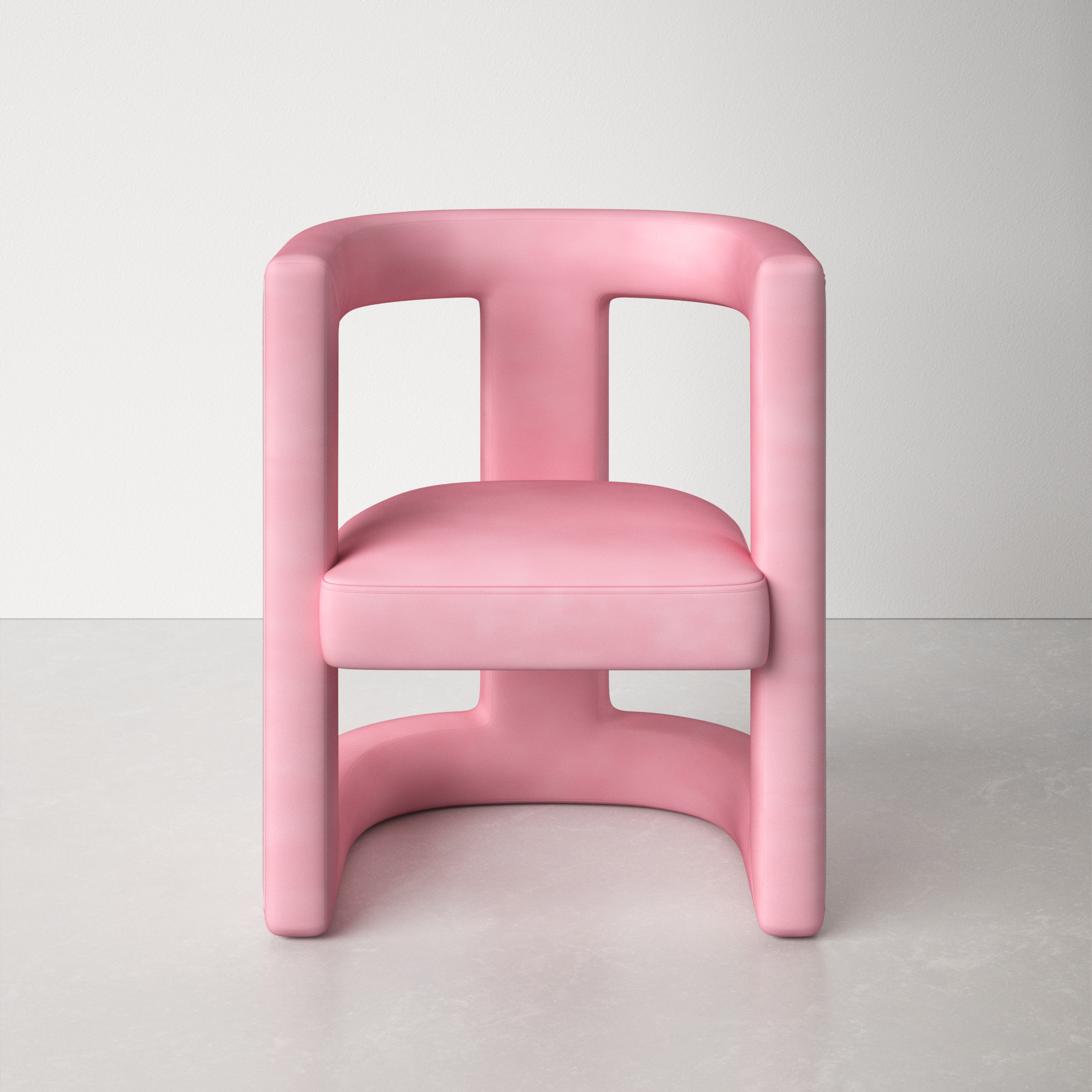 ada pink velvet chair