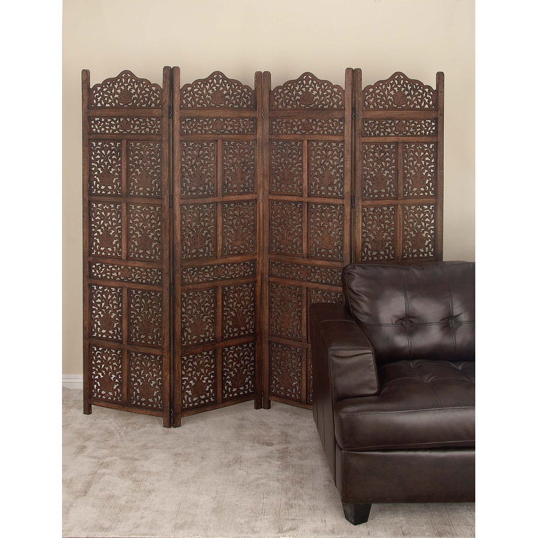Bungalow Rose Benbrook 4 Panel Room Divider 