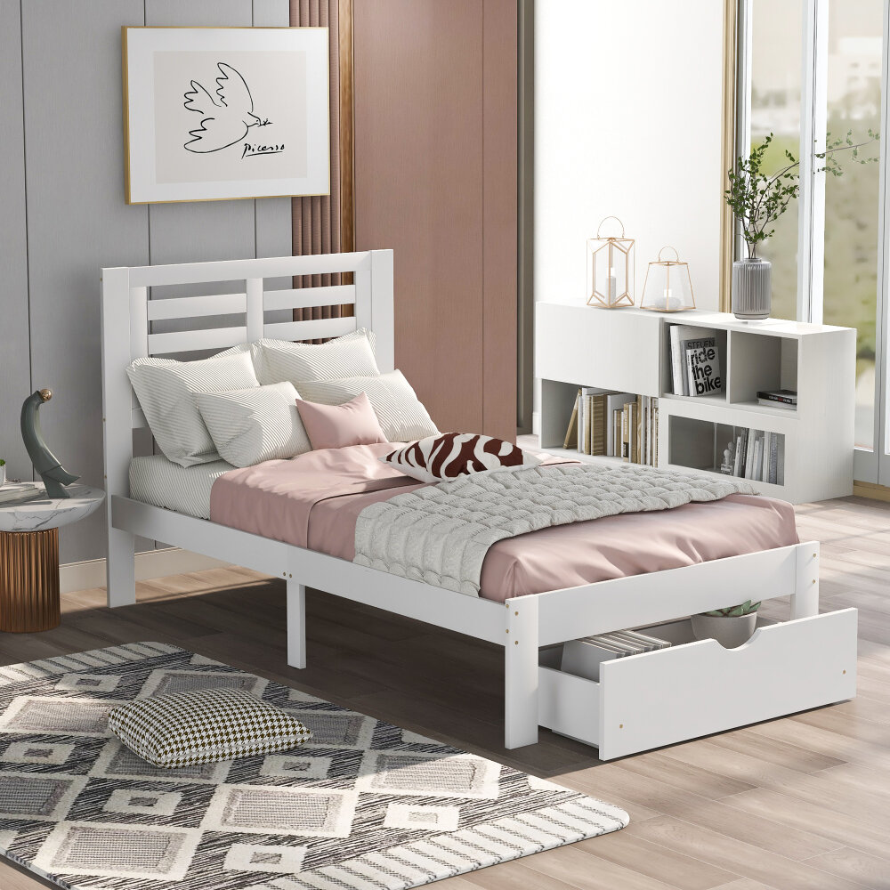 Isabelle & Max™ Bulluck Twin Platforms Bed by Isabelle & Max™ | Wayfair