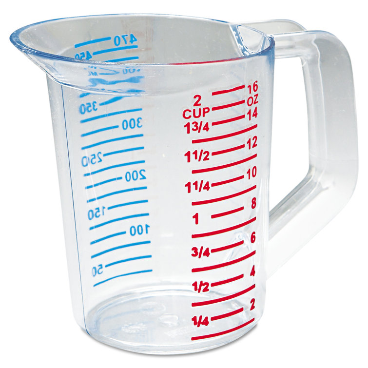 Rubbermaid Commercial Products Bouncer 2 Cup Measuring Cup Wayfair Rubbermaid Commercial Products Bouncer 2 Cup Measuring Cup Wayfair