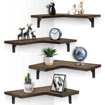 Kitchen corner wall shelf