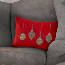 beaded christmas pillows