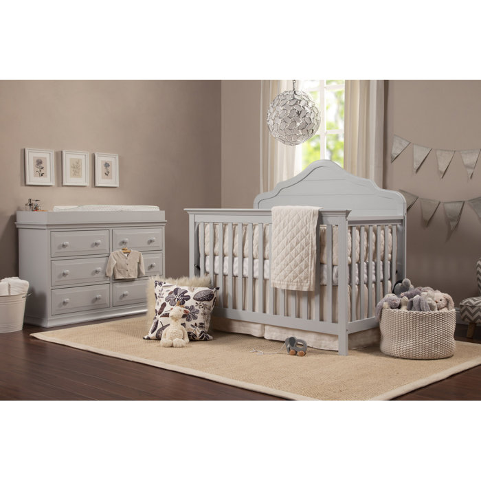 Flora 4 In 1 Convertible 2 Piece Crib Nursery Furniture Set Flora 4 In 1 Convertible 2 Piece Crib Nursery Furniture Set