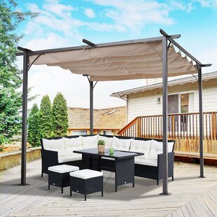 Sugarmill W 3m X D 3m Retractable Patio Cover Awning By Sol 72 Outdoor