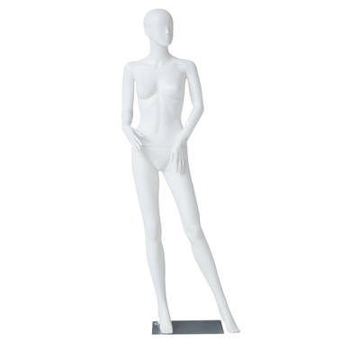 Details about   69.3'' Full Body Realistic Mannequin Display Head Turns Dress Form with Base USA 