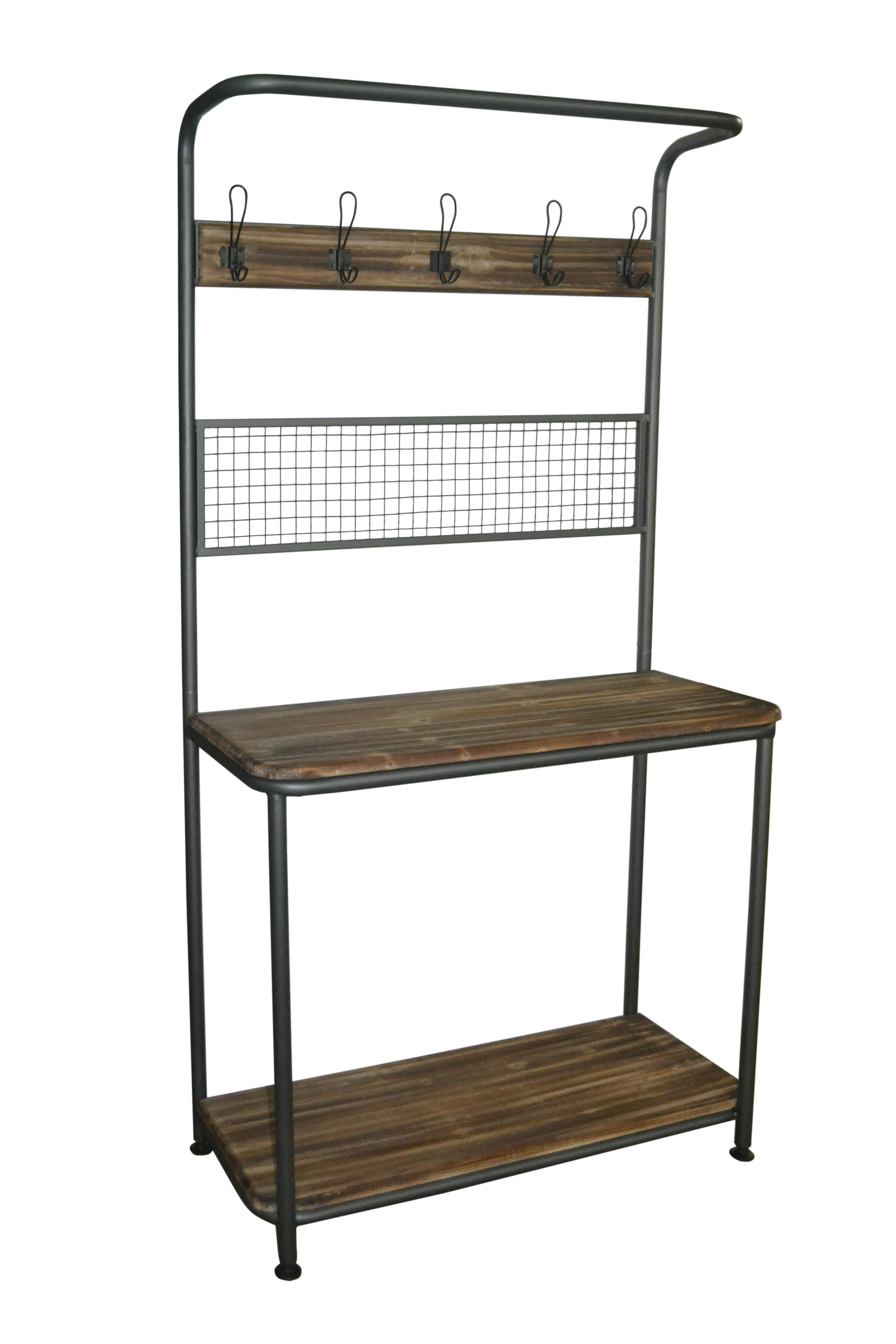 potting bench with shelves on 17 Stories Bradshaw Garden Storage Fir Potting Bench Reviews Wayfair