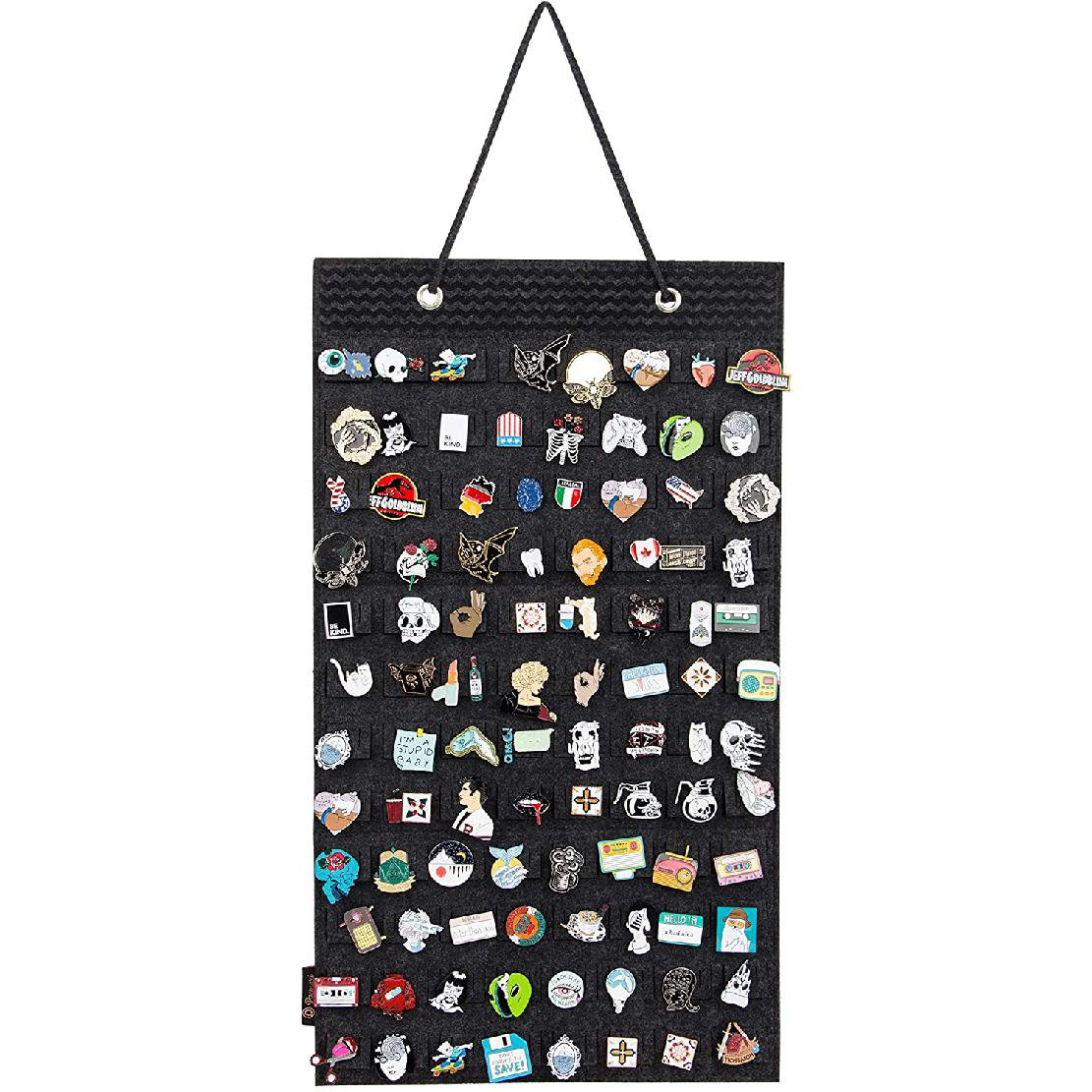 Old Hong Trading Hanging Brooch Pin Organizer, Display Pins Storage