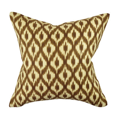 Grid and Dot Jacquard Throw Pillow Vesper Lane Size 20 H x 20 W