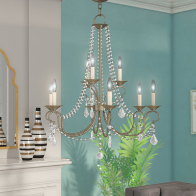 Fabio 9 - Light Candle Style Empire Chandelier