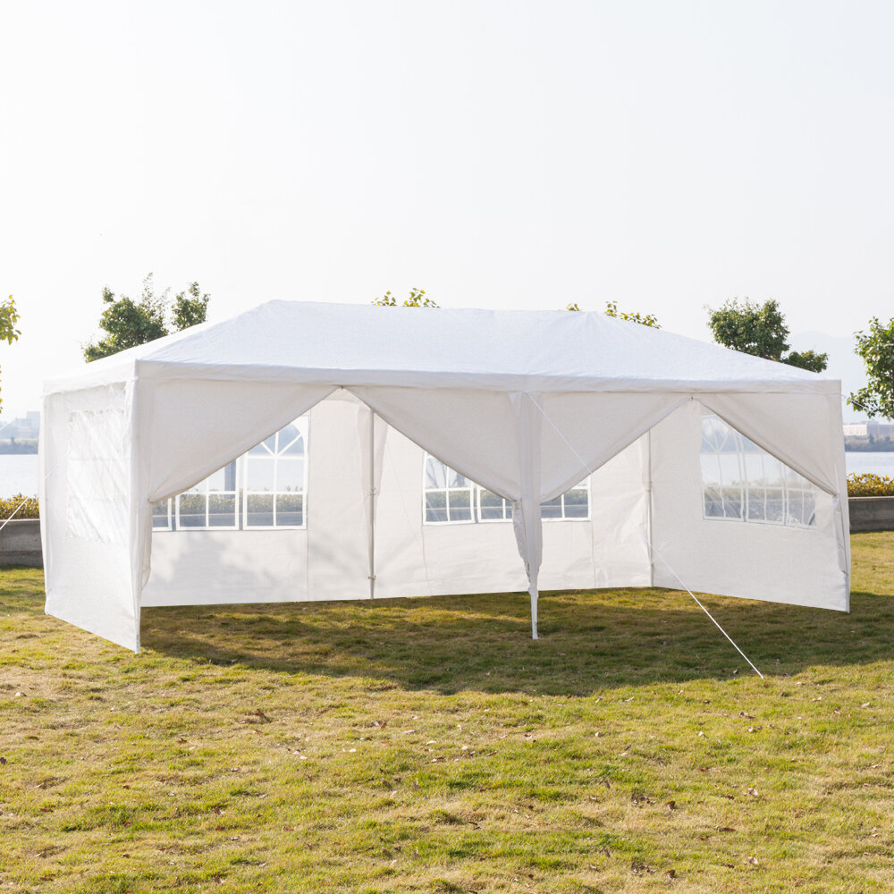 Winado Wedding Heavy Duty 20 Ft. W x 10 Ft. D Iron Party Tent & Reviews ...