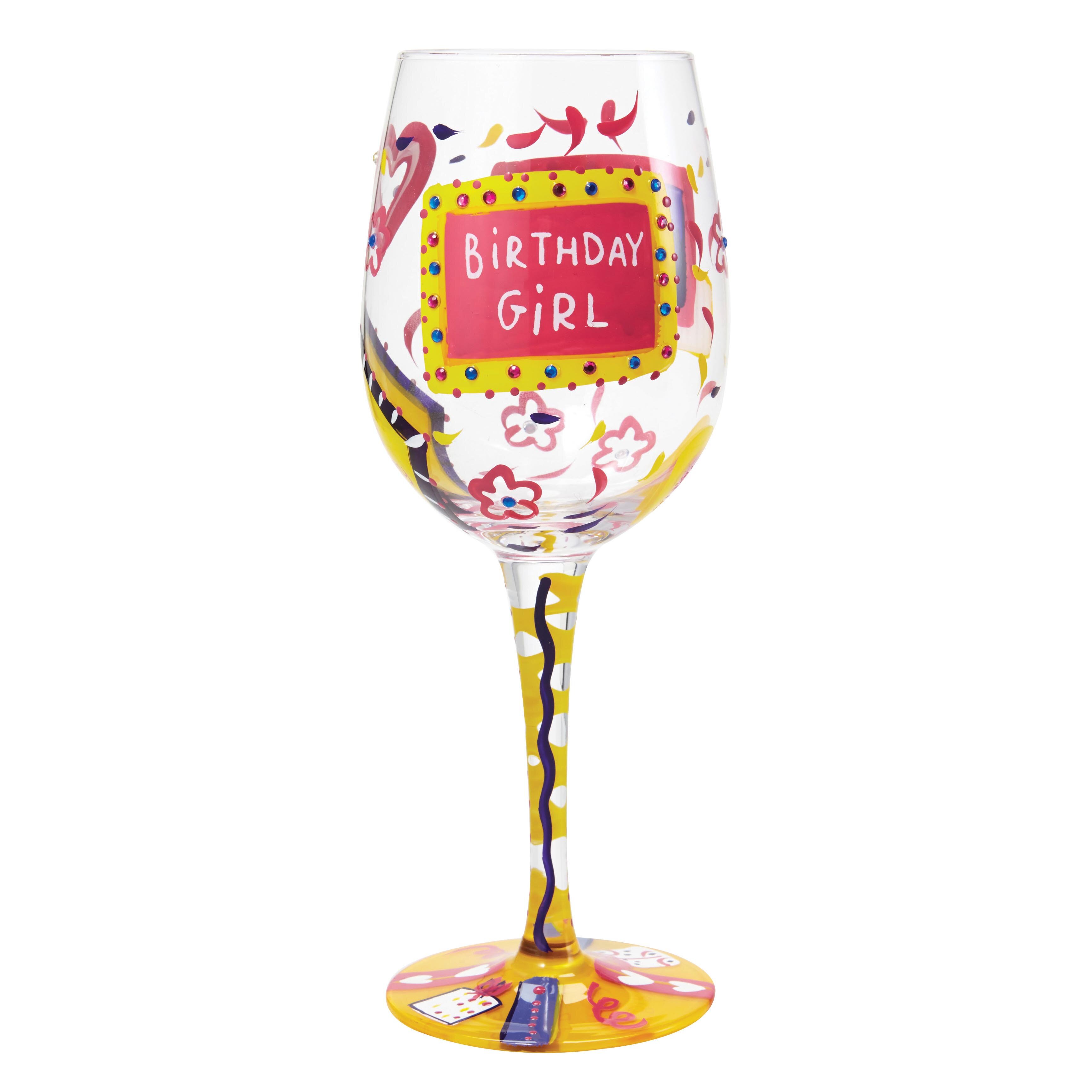 girly wine glasses