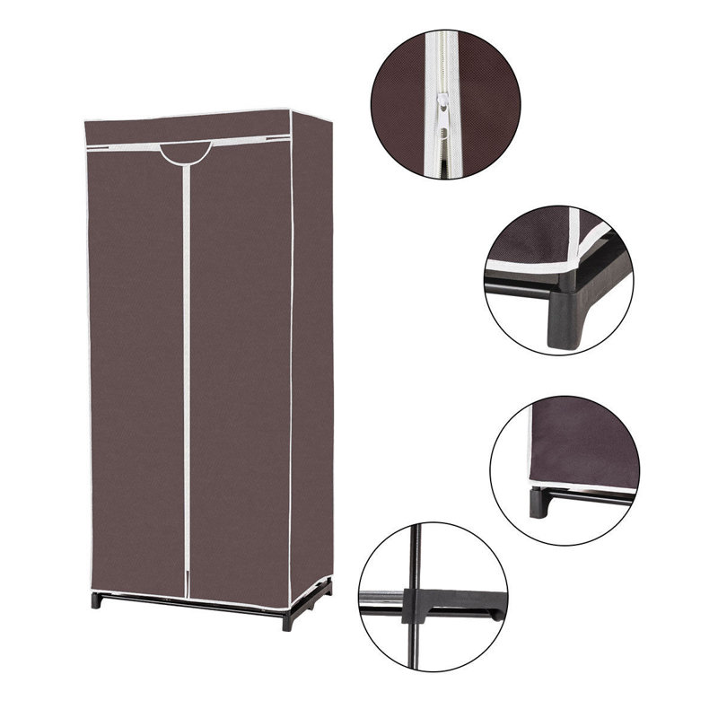 Rebrilliant Caelan 29 5 W Portable Garment Rack Wayfair