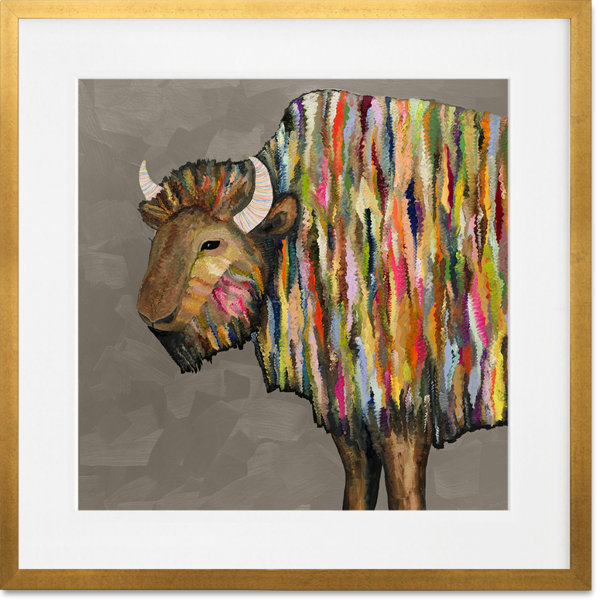 Bison Wall Art Wayfair