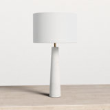 tall white bedside lamps