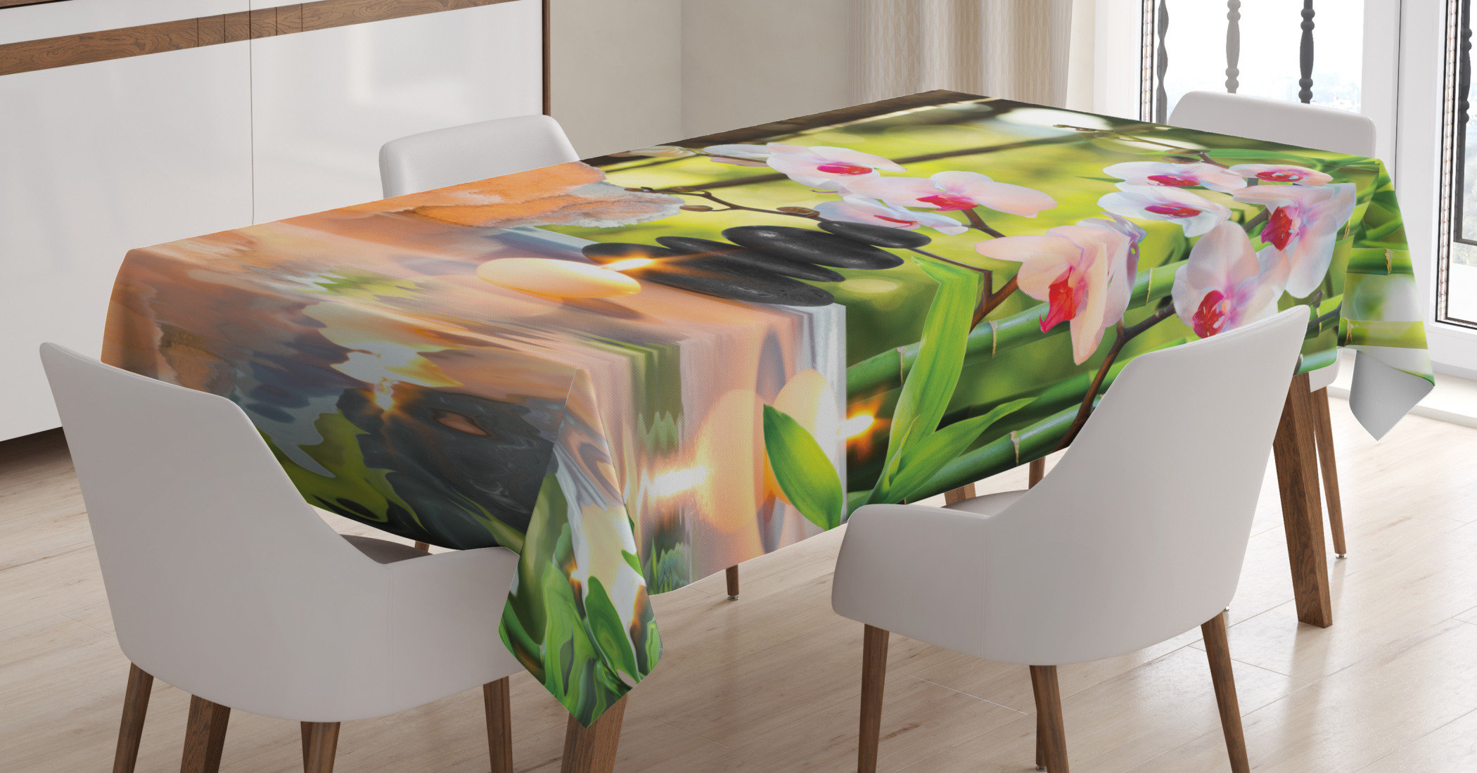 East Urban Home Ambesonne Spa Tablecloth Mage Theme With East Urban Home Ambesonne Spa