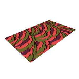 Akwaflorell Wings III Red/Brown Area Rug