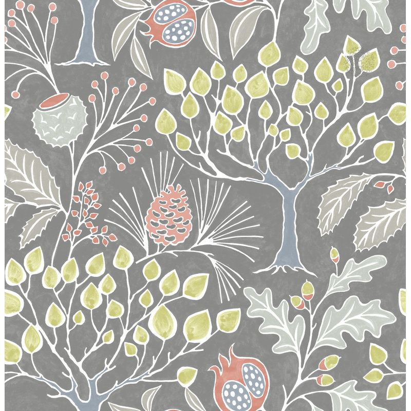 Abeale Garden Semi Gloss Peel 18 L X 20 5 W And Stick Wallpaper