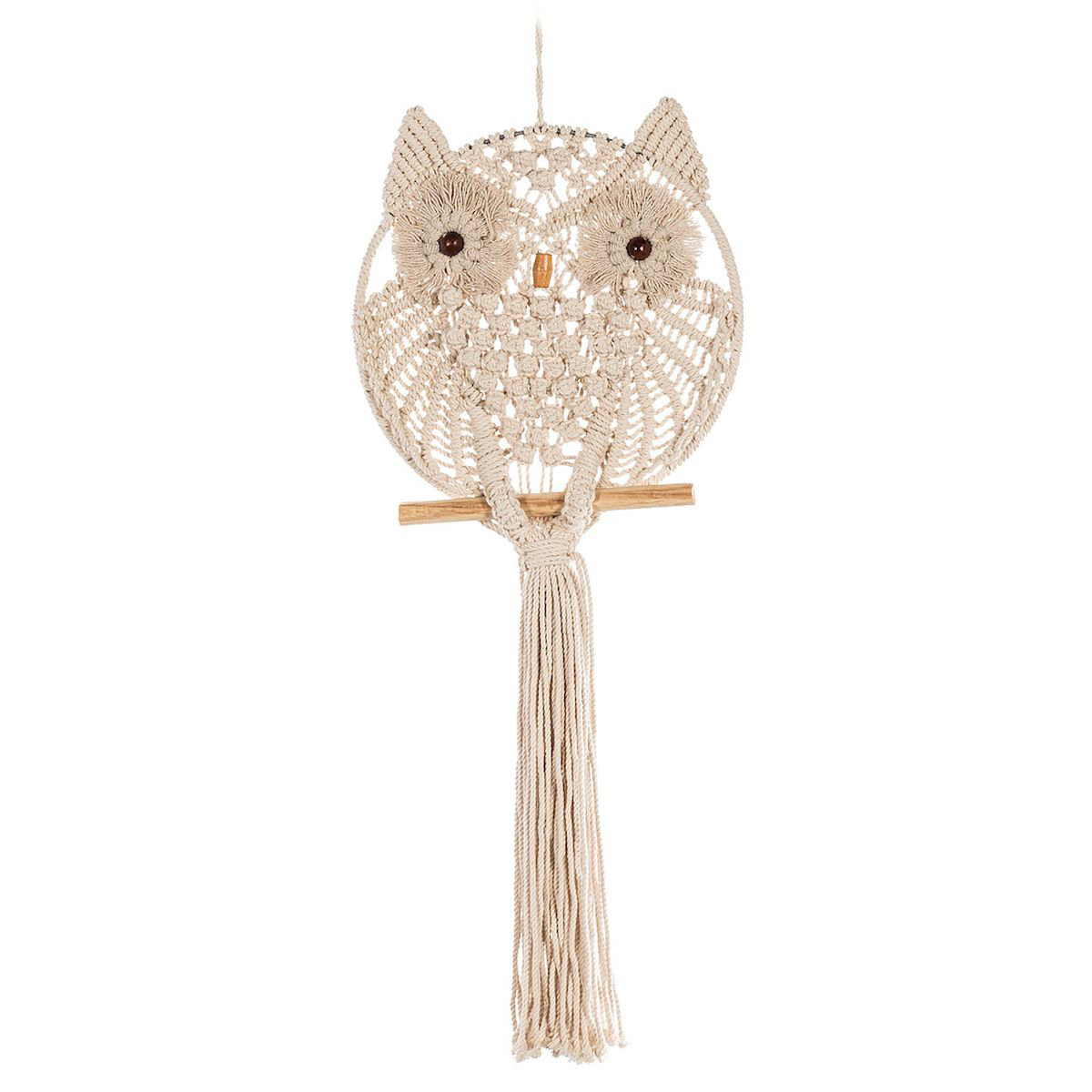 Dakota Fields Cotton Owl Macrame Wall Hanging Wayfair