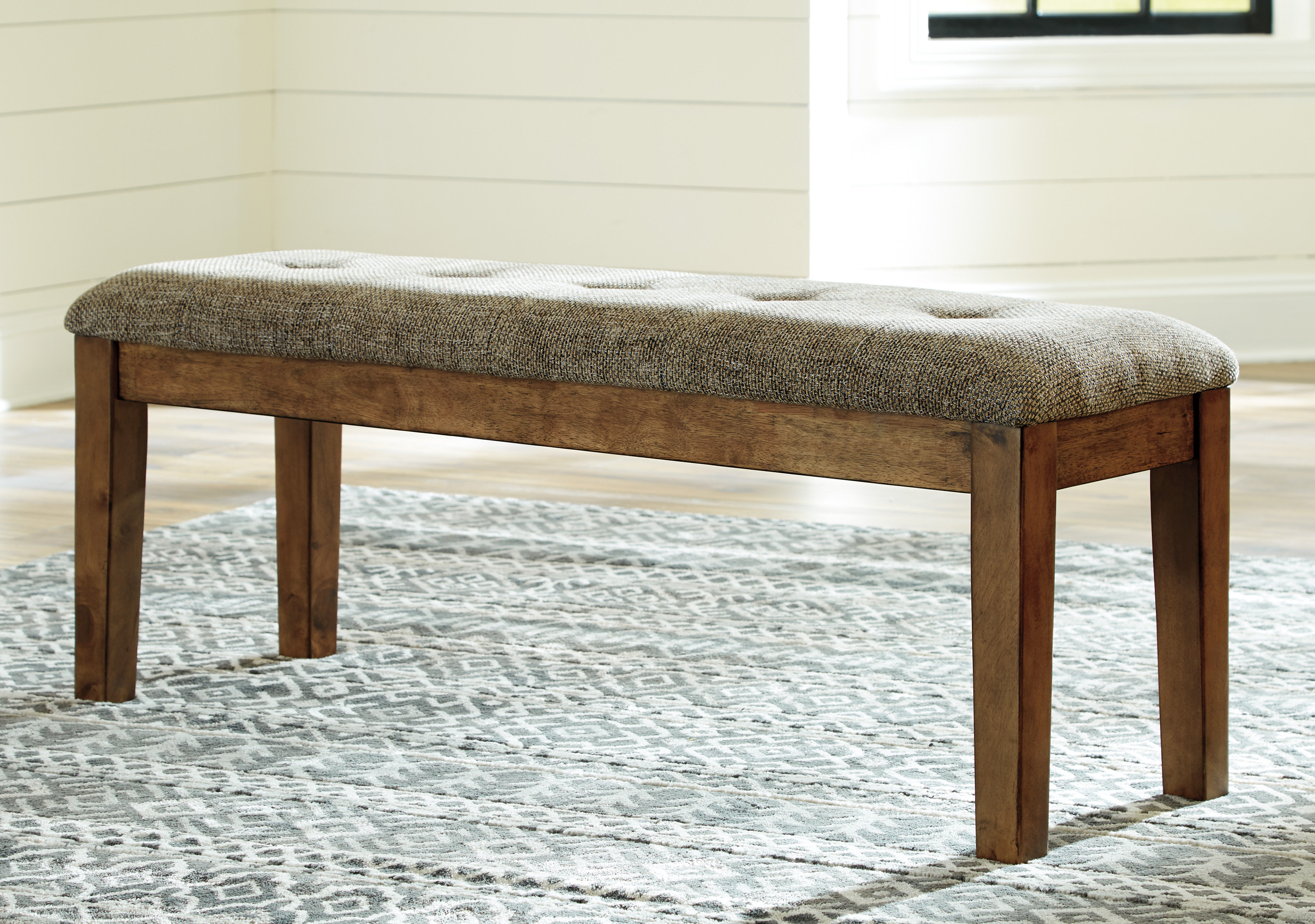 Millwood Pines Fia Upholstered Bench Reviews Wayfair