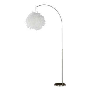 feather tall lamp