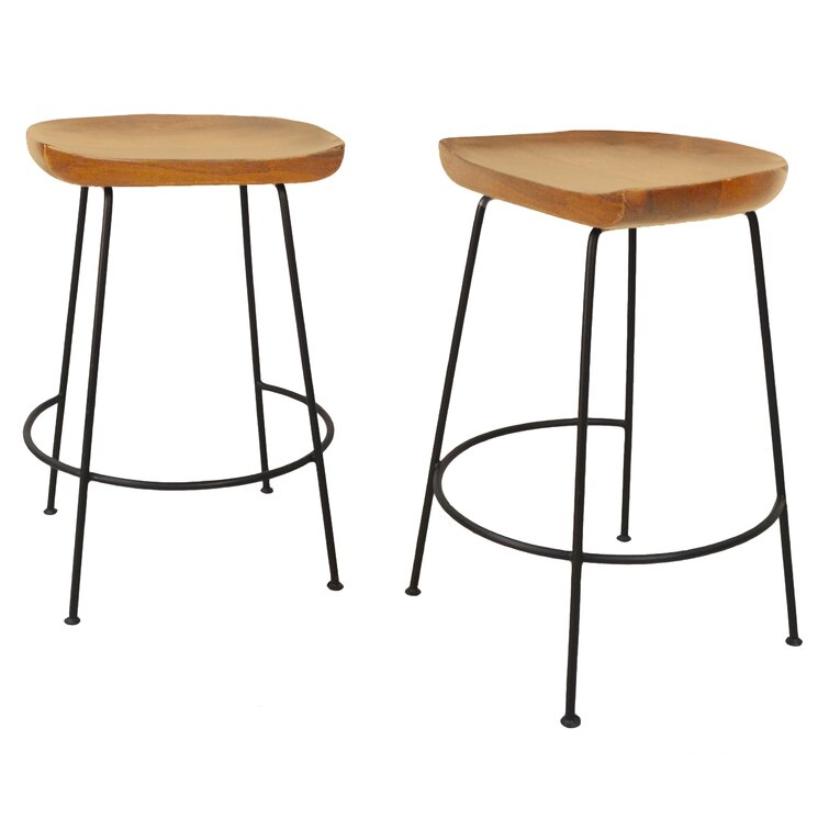 axelle solid wood bar stool