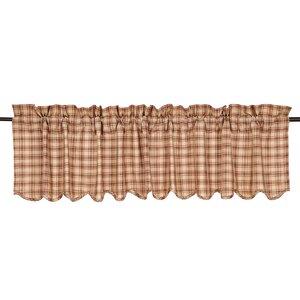 Sky Valley Scalloped Curtain Valance