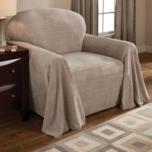 Coral Box Cushion Armchair Slipcover