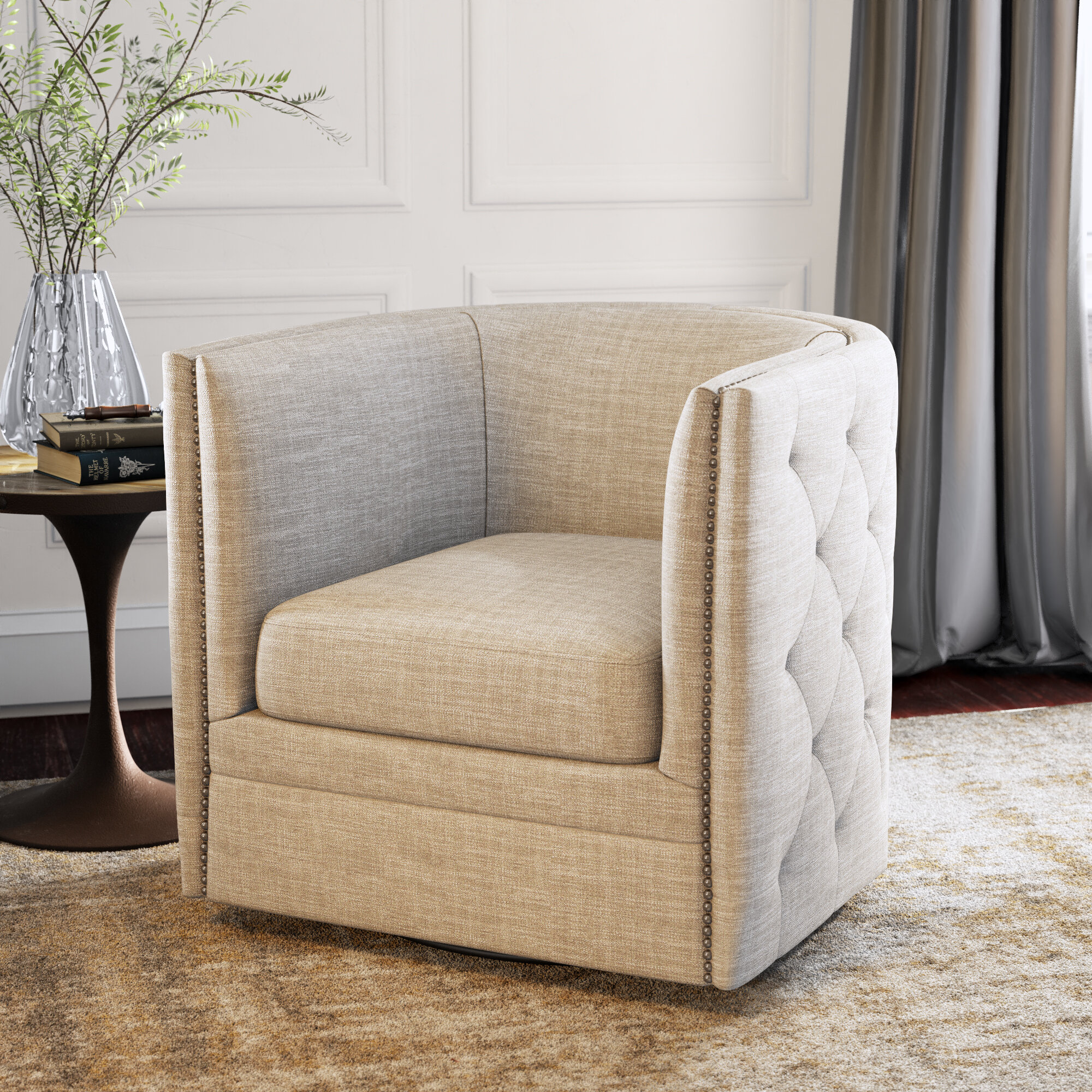 barrel chair wayfair