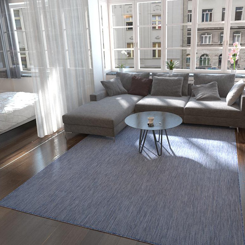 Janet Blue Indoor/Outdoor Area Rug & Reviews | AllModern Janet Blue Indoor/Outdoor Area Rug & Reviews | AllModern