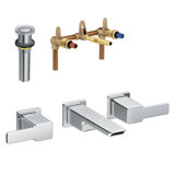 Brushed Nickel Moen KS90-P-TS2712NHBN 90 Degree 6-Inch Rain Shower