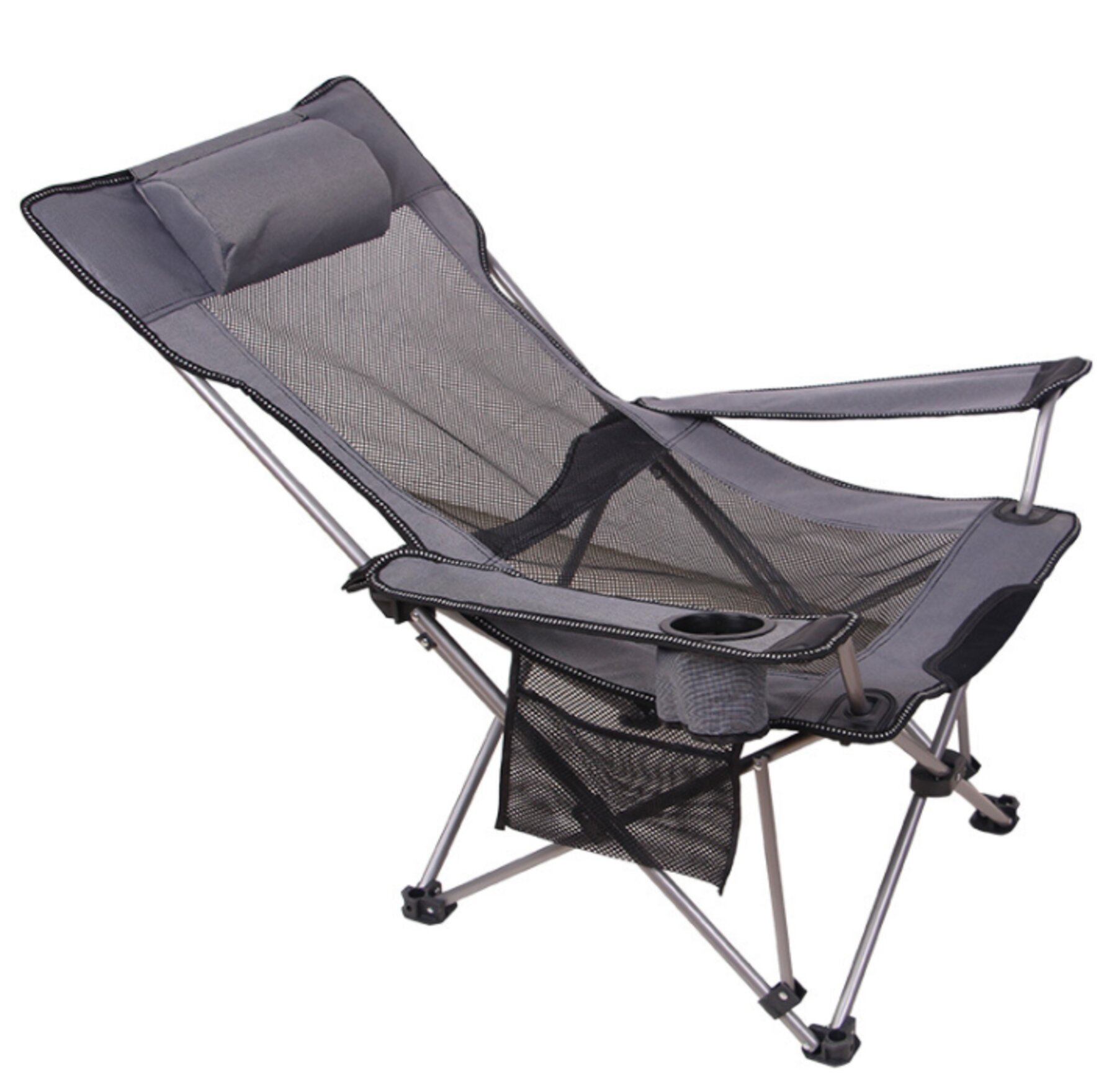 adjustable reclining folding chair