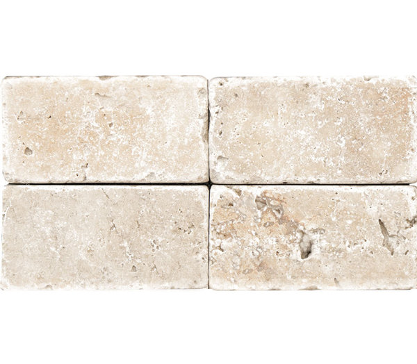 Parvatile Rustic Ivory 3 X 6 Travertine Subway Tile Reviews Wayfair