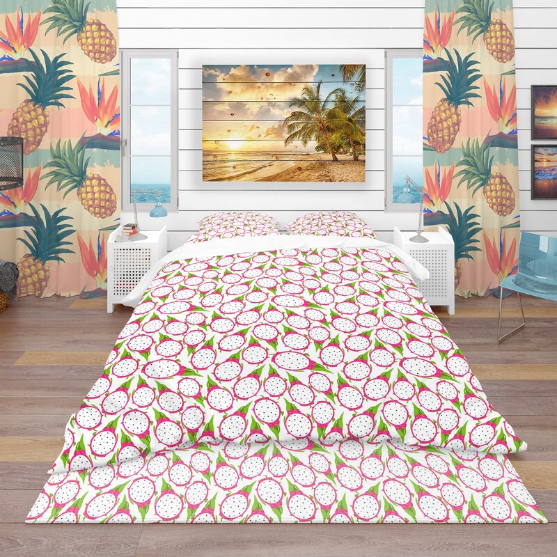 East Urban Home Tropical Duvet Cover Set Wayfair