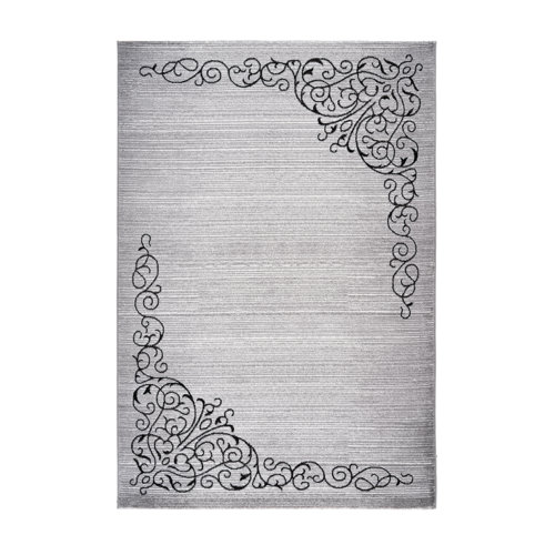 Petersburgh Silver Rug Ophelia and Co. Size: Runner 80 x 300 cm