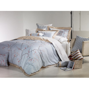 Go to store & view more images Melange Home Sakura 3 Piece Duvet Cover Set