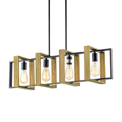 Tryphena 4 - Light Unique / Statement Square / Rectangle Chandelier
